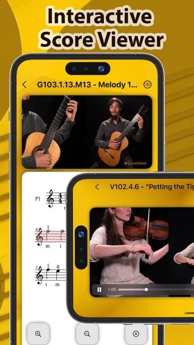 Tangkapan layar ScoreWind's Classical Strings